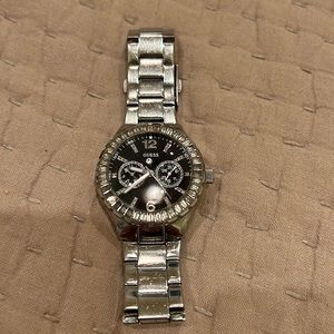 Guess watch with rhinestones